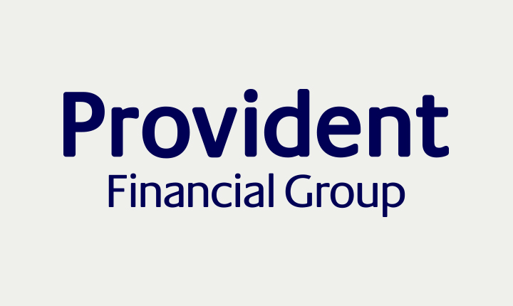 Node4's client Provident Financial Group logo in black and white