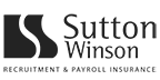 Node4's client Sutton Winson logo in black and white