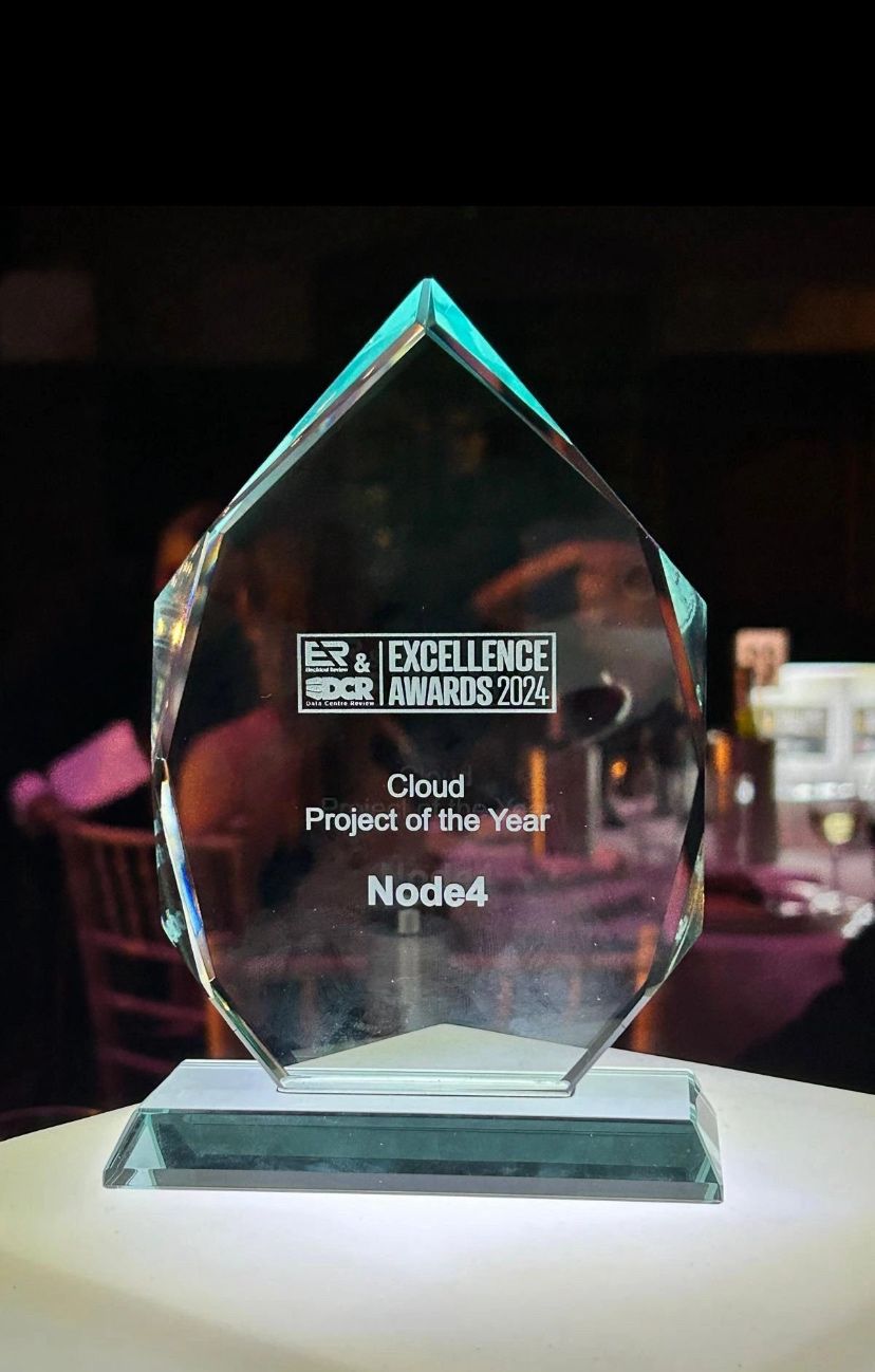 Node4 wins Cloud Project of 2024 at ER & DCR Excellence Awards