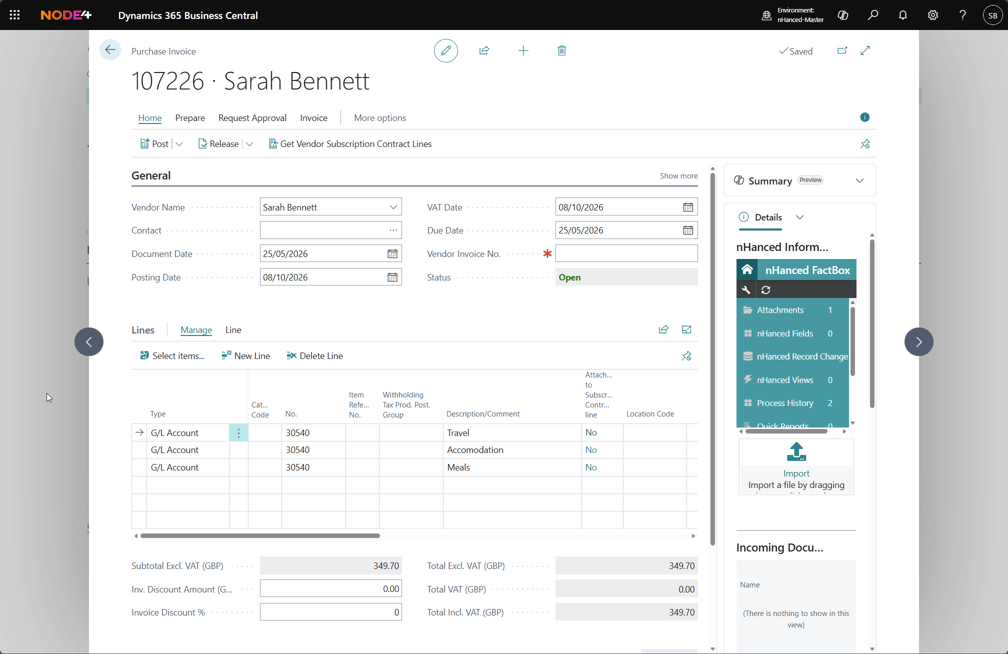 nform invoice